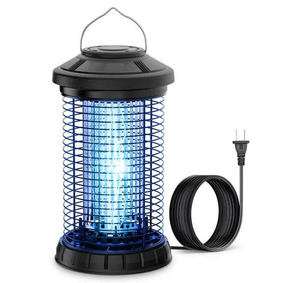 Bug Zapper Outdoor,4200V Electric Mosquito Killer Lamp,IPX4 Waterproof,Suitable for Bedroom,Patio,Backyard & Camping