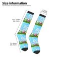 thumbnail image 5 of Bingfone Compression Socks For Women And Men Long Socks For Running Athletic Cycling Nurse-Happy Easter, 5 of 9