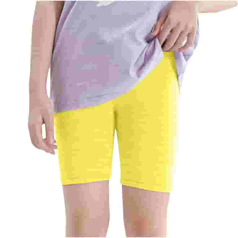【COLOR iN ID】shirring tight short pants ShomPort Girls Under Dress Tight Shorts Mid Thigh Stretchy