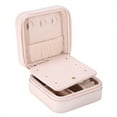 thumbnail image 3 of Jewelry Case,Mini Jewelry Box PU PU Jewelry Box Jewelry Casket Precision Engineered, 3 of 7