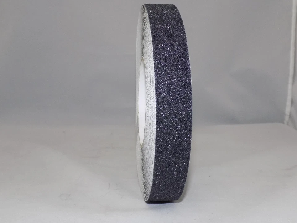 CIRCLE- 1" X 60Ft Black Roll Safety Non Skid Tape Anti Slip Tape Sticker Grip Safe Grit