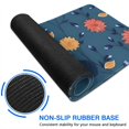 thumbnail image 6 of Long Mouse Pads for Desk,Pioneer Flower Floral Print Pattern Desk Mats on Top Of Desks, Desk Mouse Pad Extra Large with 3mm Non-Slip Base and Stitched Edge for Gaming,Office,Work,Home 47.3"x23.6", 6 of 6