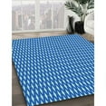 thumbnail image 2 of Ahgly Company Indoor Round Patterned Blue Diamond Blue Area Rugs, 8' Round, 2 of 6