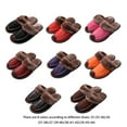 thumbnail image 4 of Qarigey Zapatillas de casa, suministros de invierno, zapato cálido, Base gruesa impermeable, estilo coreano, mujer, hombre, suavidad, Type3 NO3, 4 of 6