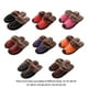thumbnail image 2 of Minnieouse Zapatillas de casa, suministros de invierno, zapatos cálidos, accesorios impermeables para el hogar, calentador para hombre, mujer, Calzado Gran rojo 27 (39-40), 2 of 6