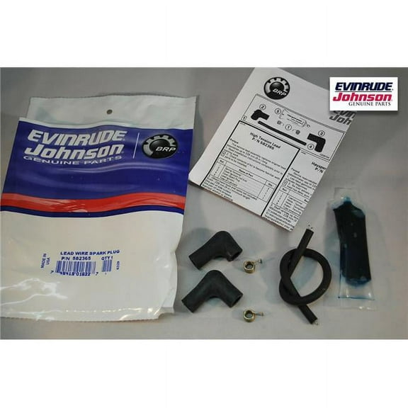 Johnson Evinrude OMC Spark Plug Wire Lead and Boot Assembly 582365