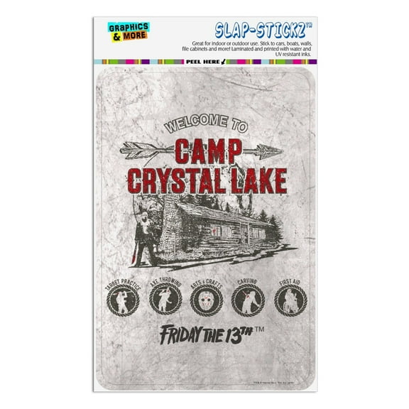 Friday the 13th Camp Crysal Lake Home Business Office Sign