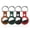Brown + Grass Green + Black + Red, variant on 4 Pack PU Leather AirTag Holder Keychain, Compatible with Apple AirTag, Scratch Resistant Anti-Lost Tracker Cover with Metal Key Ring for Keys, Luggage, Backpack & Pet Collars