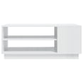 thumbnail image 3 of vidaXL Coffee Table High Gloss White 102x55x43 cm Engineered Wood, 3 of 4