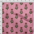 thumbnail image 3 of oneOone Viscose Chiffon Pink Fabric Floral Block Sewing Material Print Fabric By The Yard 42 Inch Wide, 3 of 4
