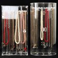 thumbnail image 3 of Support de Collier Anti-Poussière : Porte-Bijoux Transparent Boîte Suspendue pour Collier, 3 of 9