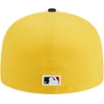 thumbnail image 4 of Men's New Era Yellow/Black Detroit Tigers Grilled 59FIFTY Fitted Hat, 4 of 5