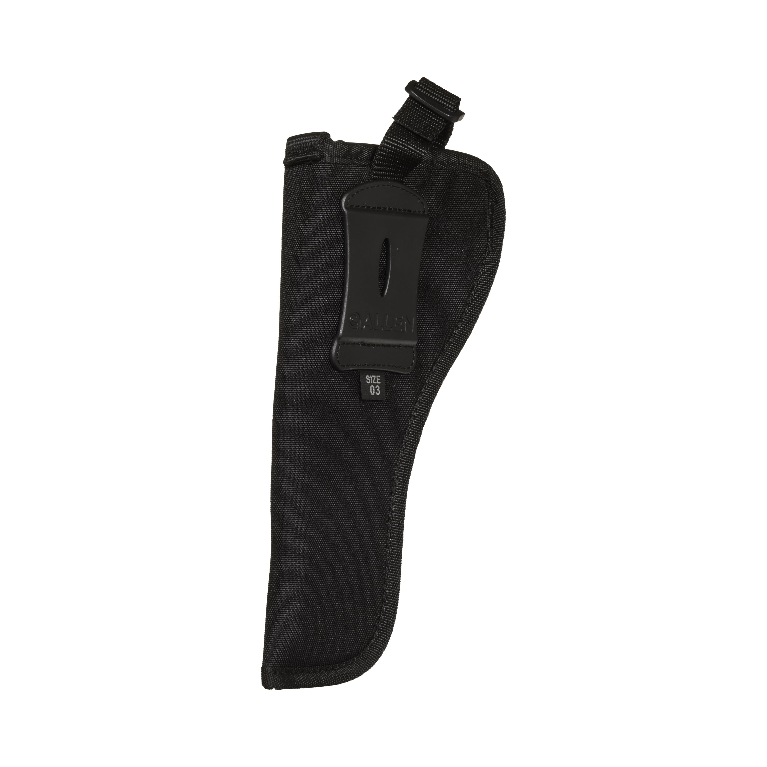 Allen Company Cortez Firearm Holster, Right-Handed, 5-6.5" Barrel Med/Large Frame Double Action Revolvers, Black
