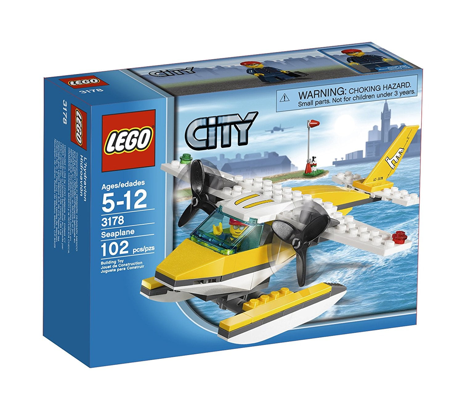 lego yellow airplane