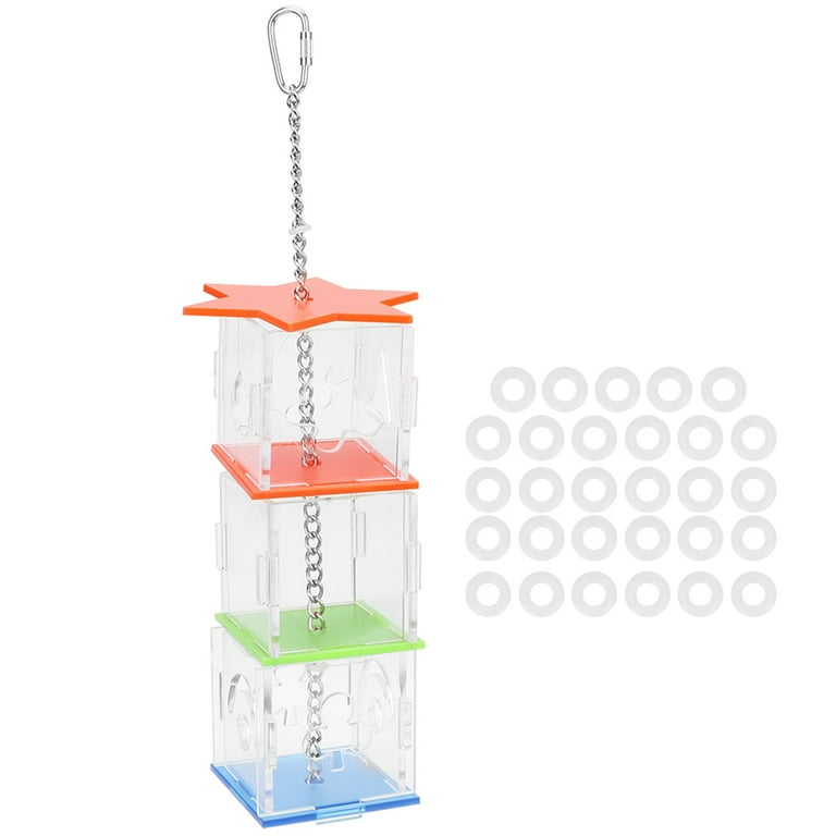 Multilayer Bird Parrot Forage Box Bird Foraging Toys Creative