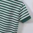 thumbnail image 4 of Boys Cotton Shirts Summer Casual Stripe Shirts Children's Short Sleeve Shirts, 4 of 9