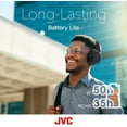 thumbnail image 6 of JVC Hybrid Noise Cancelling Wireless Headphones - Best Sound Blocking, Over Ear Design - Bluetooth 5.3 - Dual Mic - 50HR Battery - Detachable Cable - Voice Assistance - Long-Wear Comfort - HAS95N, 6 of 7