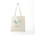 thumbnail image 5 of CafePress - 60Th Birthday Butterfly Tote Bag - Unisex Canvas Tote Bag, Beige, 1-Piece, 5 of 6