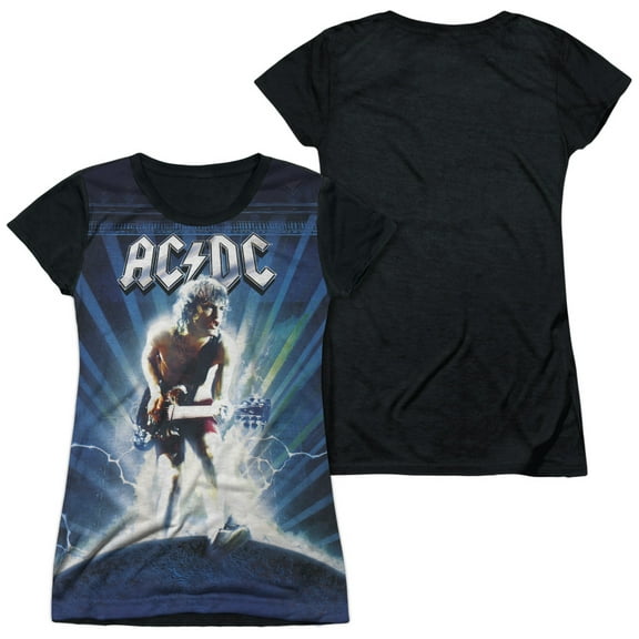 AC/DC Lightning Junior Top Large White