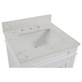thumbnail image 3 of Eleanor 24" Bathroom Vanity with White Cabinet and Engineered Marble Top, 3 of 7