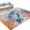 Brown, variant on Entryway Rug 2'x3', Sea Turtle Coastal Kitchen Runner Rugs Non-Slip Carpet Mats, Blue Red Summer Beach Coral Nautical Bedside Rugs Runners Washable Floor Carpet for Bathroom Laundry Room