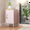Pink, variant on Luku Metal Locker End Table,Modern Minimalist Room Side Table with 2 Adjustable Shelf,Anti-Tilt Design,Multi Storage Cabinet for Living Room Bedroom, Easy to Assemble 27.55”H x 13.78”W x 14.96”D