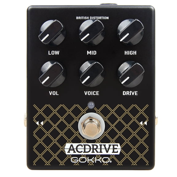 AMPLI PEDAL ACBOX GK-35 - Vox - Inspired British Class A Amp Simulating Effects Pedal with 6 - Control Tone Shaping
