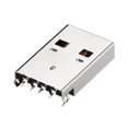 thumbnail image 3 of Conector USB PCB Tipo A 2.0 Macho Jack 180 Grados Placa de Hundimiento 10 Pcs, 3 of 4