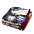 thumbnail image 3 of Manta de tela de superficie vertical súper suave de varios tamaños de Pesadilla antes de Navidad, acogedora y cálida, adecuada para cama, sofá, campamento, viajes, para todas las estaciones, liviana, 3 of 8