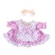 thumbnail image 1 of Vestido de muñeca de 38cm Hugo trajes de muñeca disfraz adorable ropa de verano para niñas pequeñas fiesta de cumpleaños púrpura, 1 of 9