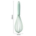 thumbnail image 6 of KMSS Cooking Whisk 10 Inches Silicone Whisks Non-Scratch PP Handle Milk Egg Blending Stirring Whisking and Beating 1Pcs, 6 of 6