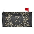 thumbnail image 2 of PHELIKA Letter Z Classic Monogram Magnetic Mailbox Covers Post Letter Box Cover Standard Size 25.5H x 21W, 2 of 8