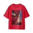 thumbnail image 2 of Marvel Spider-Man Brand New Day Youth Close Up Eye City Poster T-Shirt (Red, XS-XL), 2 of 4
