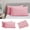 Pink, variant on Queen Size Pillowcases Soft Brushed Microfiber Pillowcases Envelope Closure Pack Of 2 Shrink-Resistant Pillow Cover 20x36 Inches Luxury Bedding Set