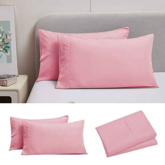 Envelope Closure Pillow Covers Set of 2, 20x36 Inch Soft Brushed Microfiber, Shrinkage and Fade Resistant, Multiple Color Options