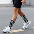 thumbnail image 1 of Blue Stockings 67 Cute Printed Socks Baseball Socks, 1 of 5