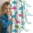 thumbnail image 3 of Blackout Kids Curtains,White Cartoon Dinosaurs Childrens Insulated Curtains Set Of 2,Bedroom Essentials,Toddler Room Decor 52"x84", 3 of 5