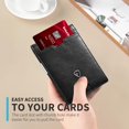 thumbnail image 4 of Billetera RUNBOX Slim con bloqueo RFID, plegable y clip para billetes, 4 of 6