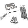 thumbnail image 5 of 52.5mm Guitar Stratocaster Tremolo Bridge Set for Fender Strat Squier Electric Guitar Replacement,silver, 5 of 5