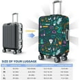 thumbnail image 2 of Science Math Travel Luggage Suitcase COVER, Washable Suitcase COVERS Elastic, XL - Fits 29-32 inch luggage (No Suitcase), 2 of 6