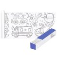 thumbnail image 1 of Lápices de Colores para Dibujar Colorear Garabatear Fácil de Cortar Material de Seguridad Fácil de Pegar Patrones Creativos Uso Multiusos para Niños ANGGREK Otros, 1 of 8