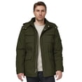 thumbnail image 5 of WenVen Men's Winter Coat Thicken Puffer Jacket Warm Windproof Winter Jacket Green S, 5 of 9