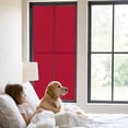 thumbnail image 3 of Pure Red Window Privacy Film, Simple Solid Color Static Cling UV Sun Blocking Tint Film Heat Control Windows Films for Bedroom Bathroom, Window Stickers 29.5"x78.7", 3 of 8