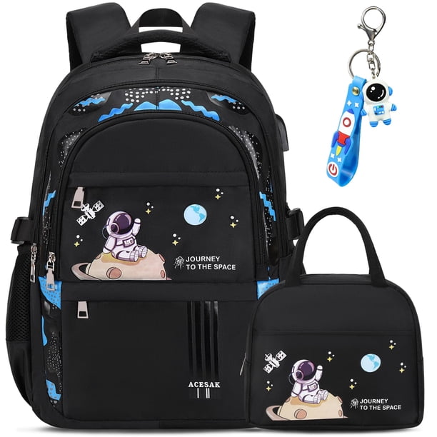 Mochila ACESAK para niños y niñas con set de loncheras