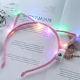 thumbnail image 3 of 8 PCS LED Cat Ear Light Up Headband, Flashing LED Glow Hairbands Glow in The Dark for Concert, Birthday Party, Festivals Decoration Wedding, 3 of 6