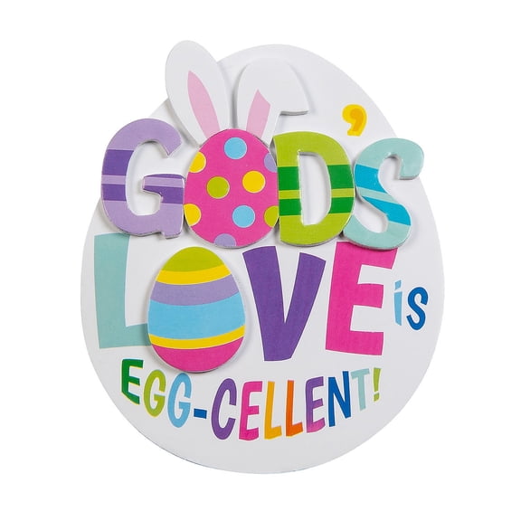 Fun Express Easter God’s Love is Egg-Cellent Magnet Craft Kit - Makes 12