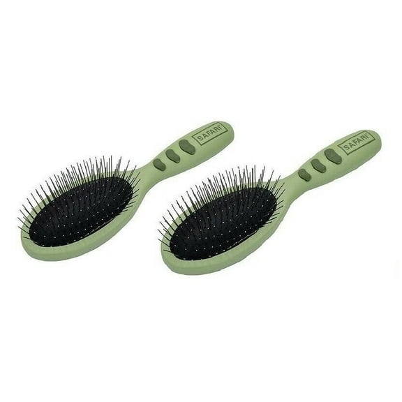 Dog Grooming Wire Pin Brush Undercoat Pet Groomers Green Tool Choose 7.25" or 9" (Both Sizes)