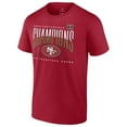 thumbnail image 2 of Men's Scarlet San Francisco 49ers 2023 NFC Champions Not Done Yet Big & Tall T-Shirt, 2 of 4