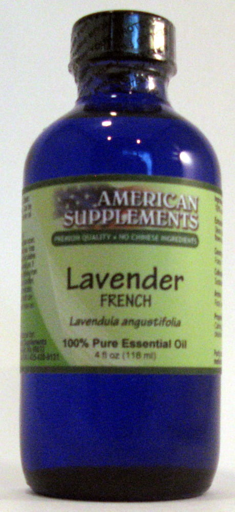 Holly Hill Health Foods, French Lavender (Lavendula Angustifolia) Essential Oil, Aromatherapy and Perfume, 4 Ounce