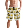 thumbnail image 4 of joogoo Men's Swim Trunks Husky Dog in Truck Beach Shorts with Pockets M, 4 of 6